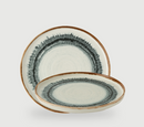 Harvest Flare Natural Walled Plate 26cm