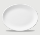 White Oval Plate 28cm