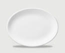 White Oval Plate 23cm