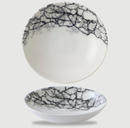 Kintsugi Accents Quartz Black Evolve Coupe Bowl 24.8cm, 113.6cl