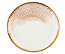Homespun Accents Coral Evolve Coupe Plate 21.7cm