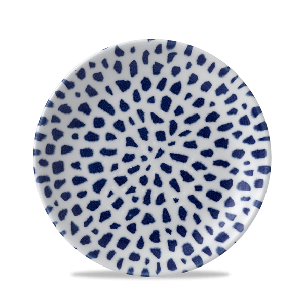 Terrazzo Blue Coupe Plate 21.7cm