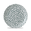 Terrazzo Green Coupe Plate 21.7cm