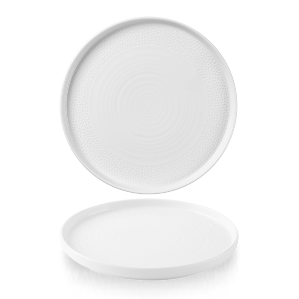 Isla White Walled Plate 26cm