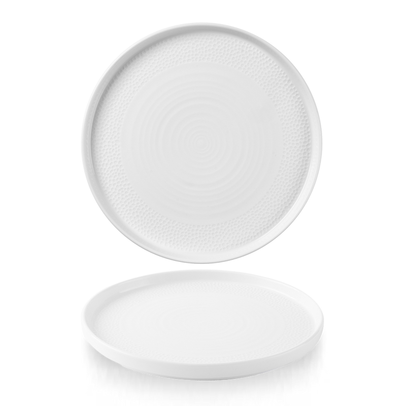 Isla White Walled Plate 26cm