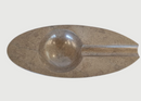 Oval Marble Cigar Ashtray Handmade 21x8cm, H 3cm Apollo - Tala Maron