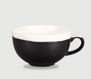 Monochrome Onyx Black Cappuccino Cup D 11cm, H 6.5cm, 34cl