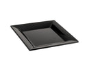 Melamine Black Square Tray 25x25cm