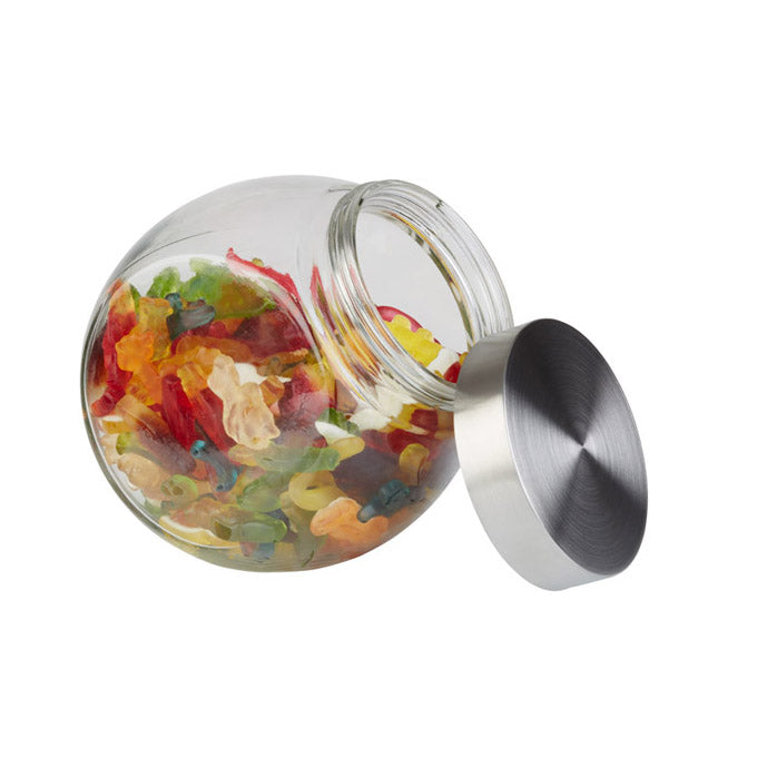 Canister Glass With Stainless Steel Lid 2.2 Liter