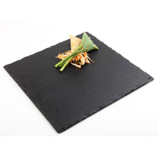 Cake/Dessert/Sushi/Appetizer - Square Tray/Board - Natural Slate  - Germany