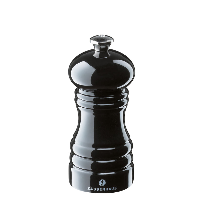 Pepper Mill / Grinder - Berlin Glossy Black - ZASSENHAUS Germany