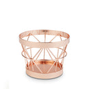 Bread Basket/Plate Riser 10cm - Stainless Steel Copper finish