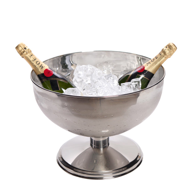 Wine/Champagne Bottle Cooler -Stainless Steel Mirror