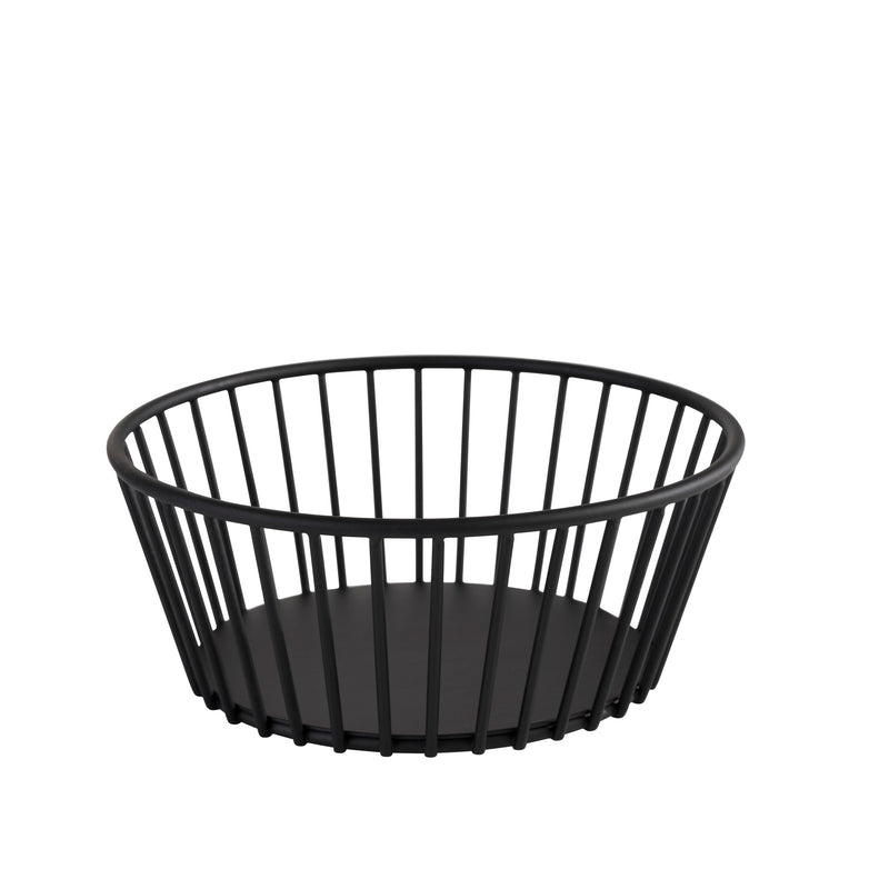 Bread/Fruit Basket or Plate Riser 17cm - Metal Black