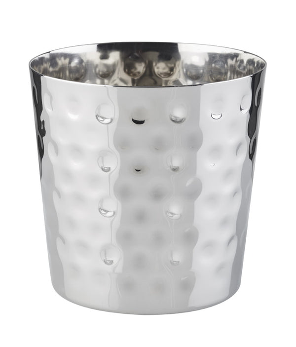 Serving Cup "SNACKHOLDER" Hammered Stainless Steel - 350ml