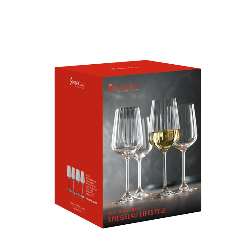 Lifestyle White Wine Crystal Glass 440ml
