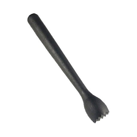 Muddler Polypropylene with Ribber Head Black 22cm