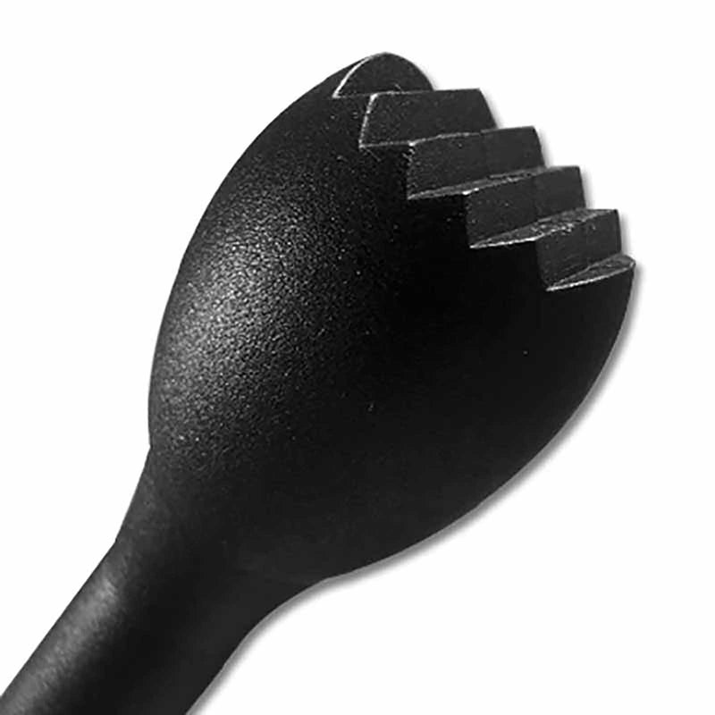 Muddler Polypropylene with Ribber Head Black 22cm