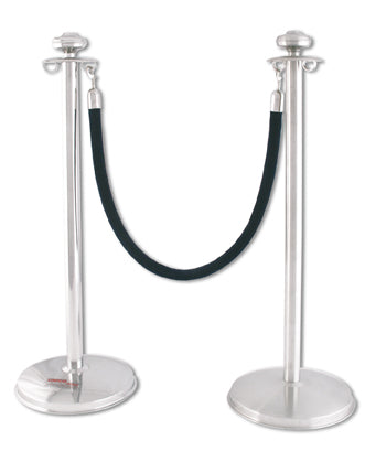 Classic post Stainless Steel with matt base- 86cm