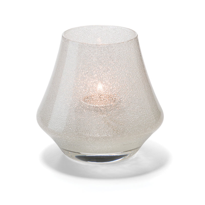 Candle Holder Clear Jewel - Chime Glass