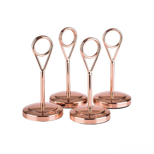 Table Stand, Stone Feet Copper Look 10.5 cm (4 pieces)