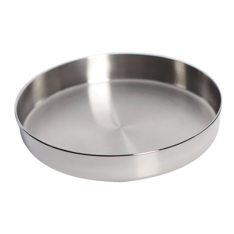 Round Baking Dish / Oven - Industrial for Professional Chefs - Stainless Steel - Uninox
