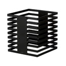 Squareline Buffet stand 25.5cm - Stainless Steel Matt Black