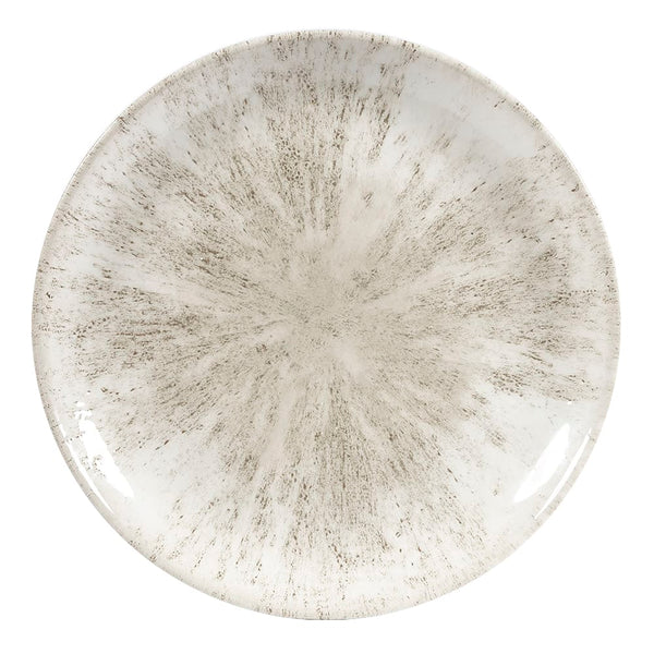 Studio Prints Stone Agate Grey Coupe Plates 28.8 cm