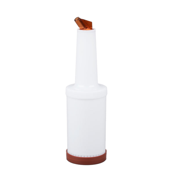 Pour Bottle with lid 1liter - Brown