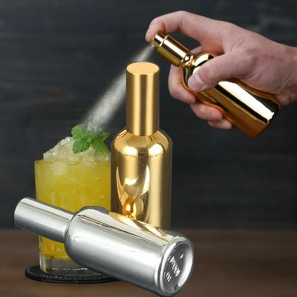 Spray Bottle Cooking / Cocktails - Bartender / Bar Tools - Chrome - Germany