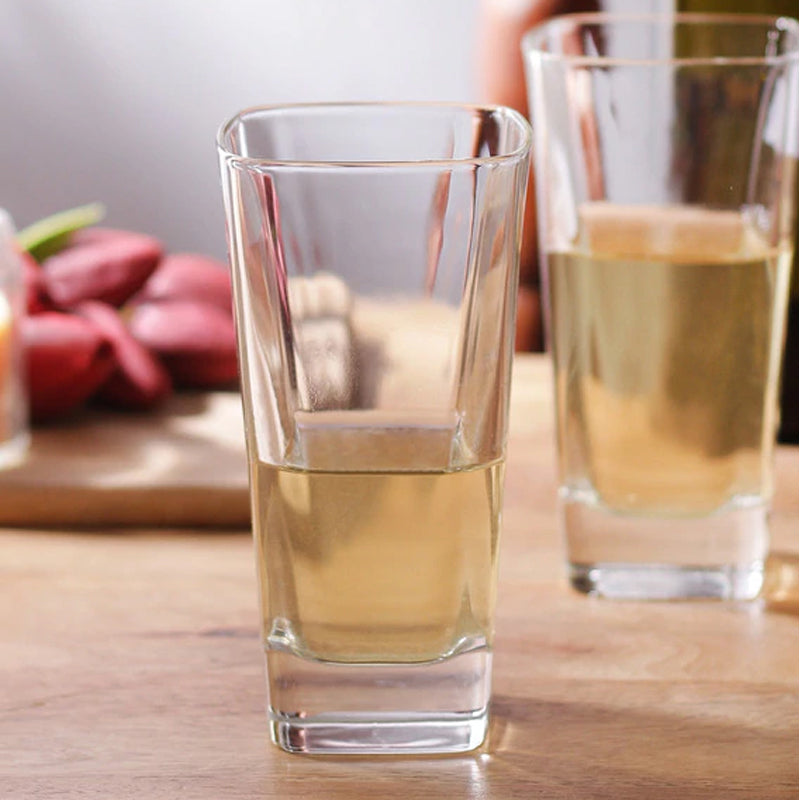 Palladio Water/Whisky/Juice Long Glass - Stackable - 320ml - Borgonovo Italy