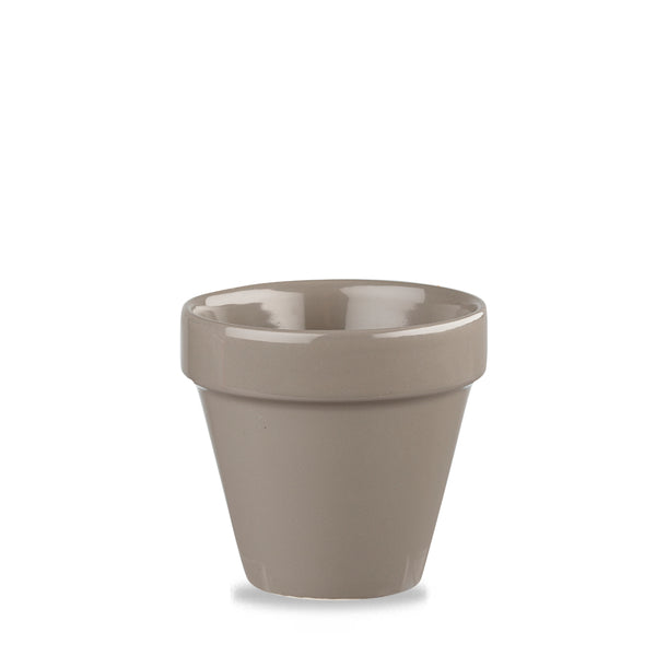 Pebble Plant Pot 380ml - Grey