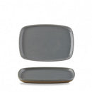 Emerge Seattle Grey Rectangular Plate 22 x 15 cm