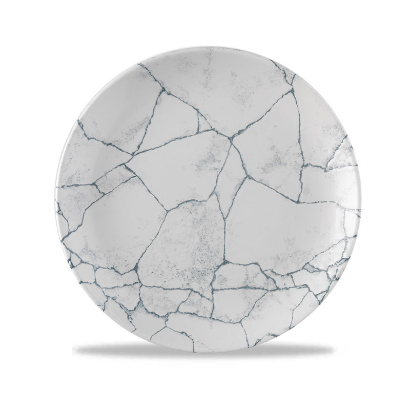 Studio Prints Kintsugi Pearl Grey Coupe Plate 26 cm