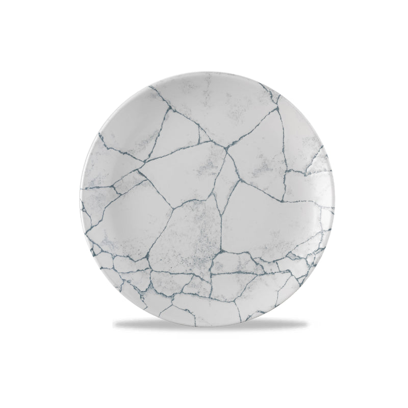 Studio Prints Kintsugi Pearl Grey Coupe Plate 26 cm