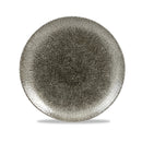 Raku Coupe Plate 26cm - Quartz Black