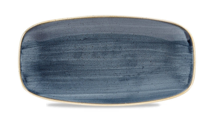 Stonecast Blueberry Chefs’ Oblong Plate – 35.5 x 18.9cm