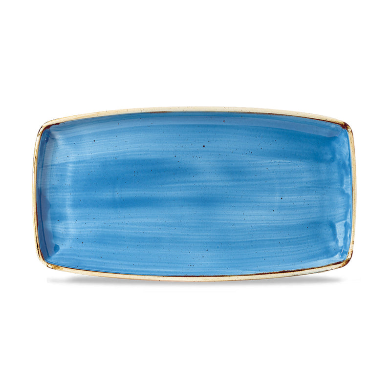 Stonecast Platter 29.5x14cm - Cornflower Blue