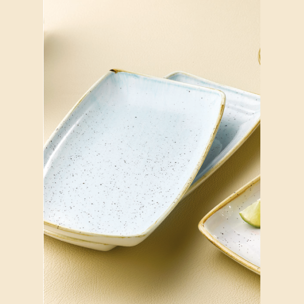 Stonecast Platter 29.5x14cm - Duck Egg Blue