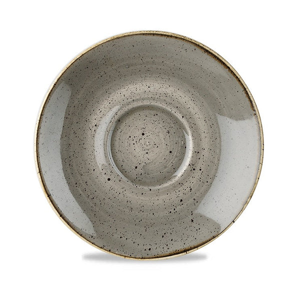 Stonecast Peppercorn Grey Cappuccino Saucer 15.6cm