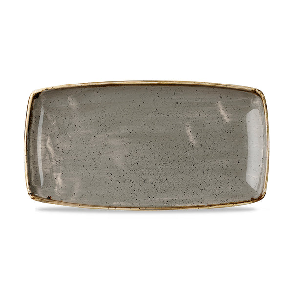 Stonecast Platter 35.5x18.5cm - Peppercorn Grey