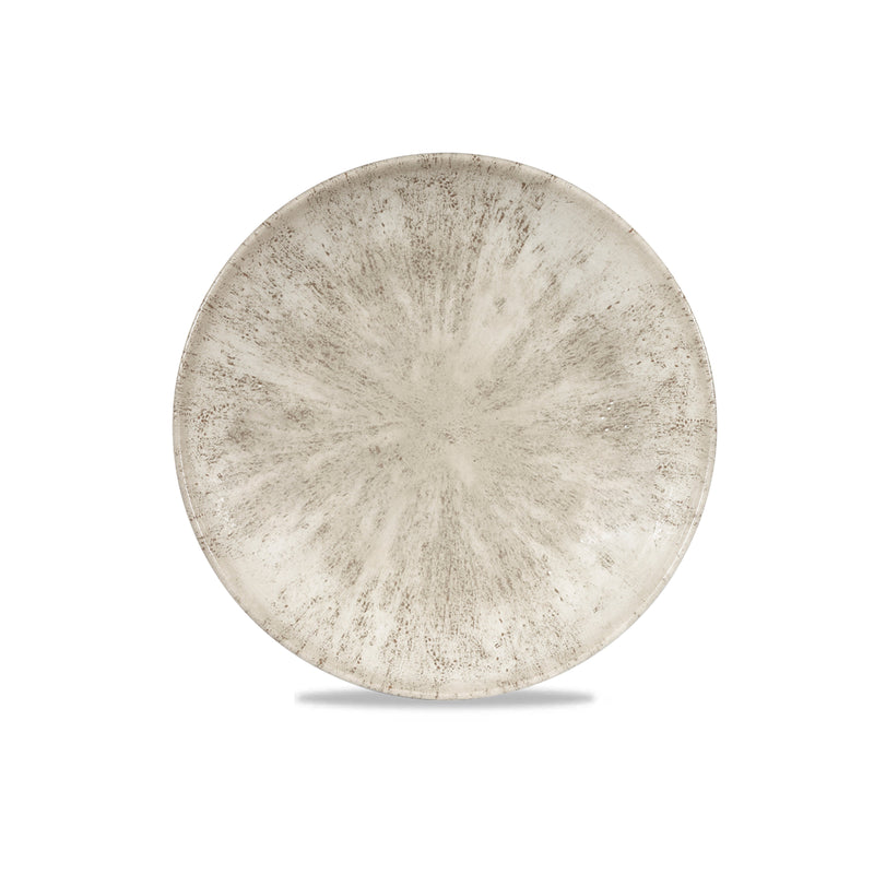Studio Prints Stone Agate Grey Coupe Plates 28.8 cm
