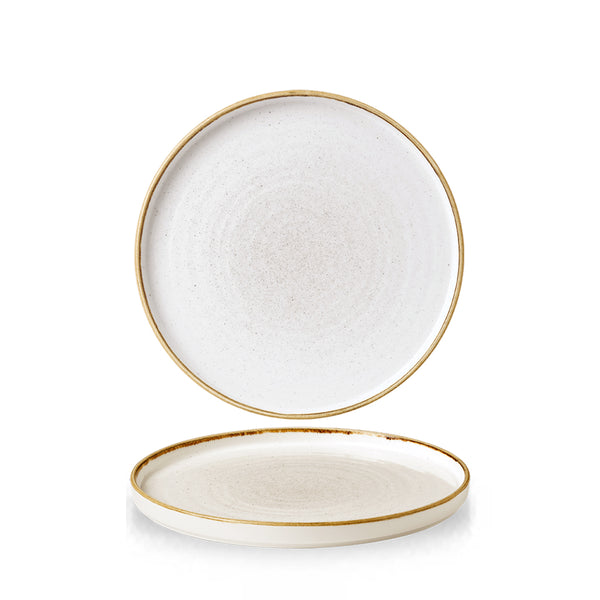 Stonecast Barley White Walled Plate 21cm