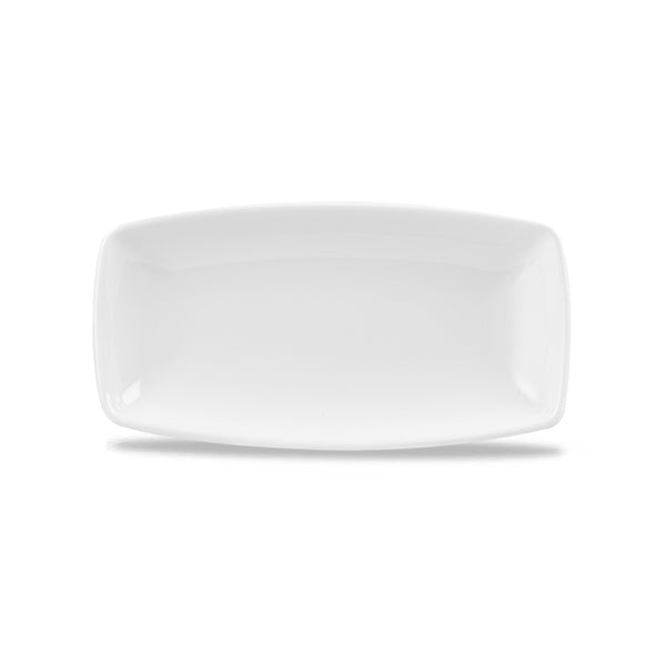 X Squared Platter 29.5x15cm - White