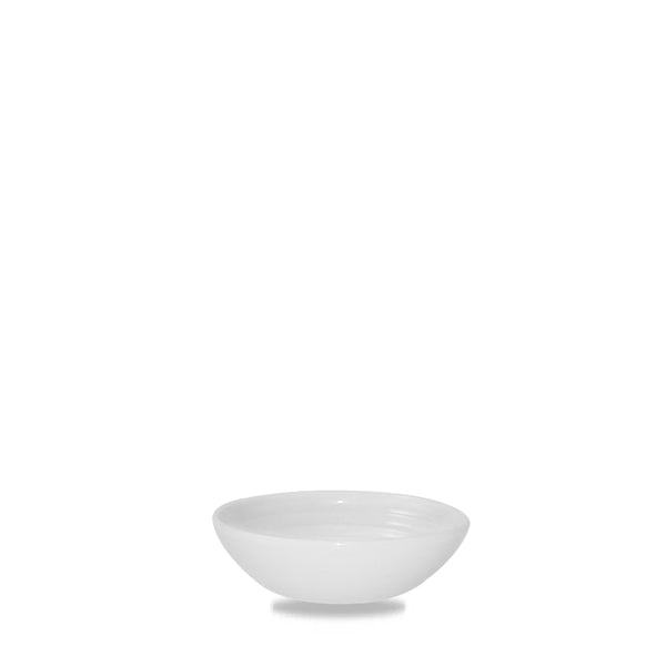 Dip Dish 140ml - Ripple White