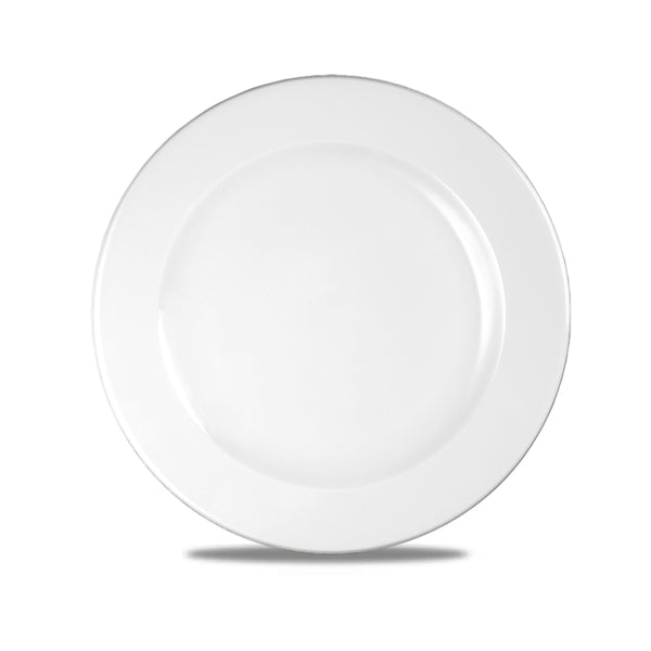 Profile Rimmed Plate 26.1cm - White