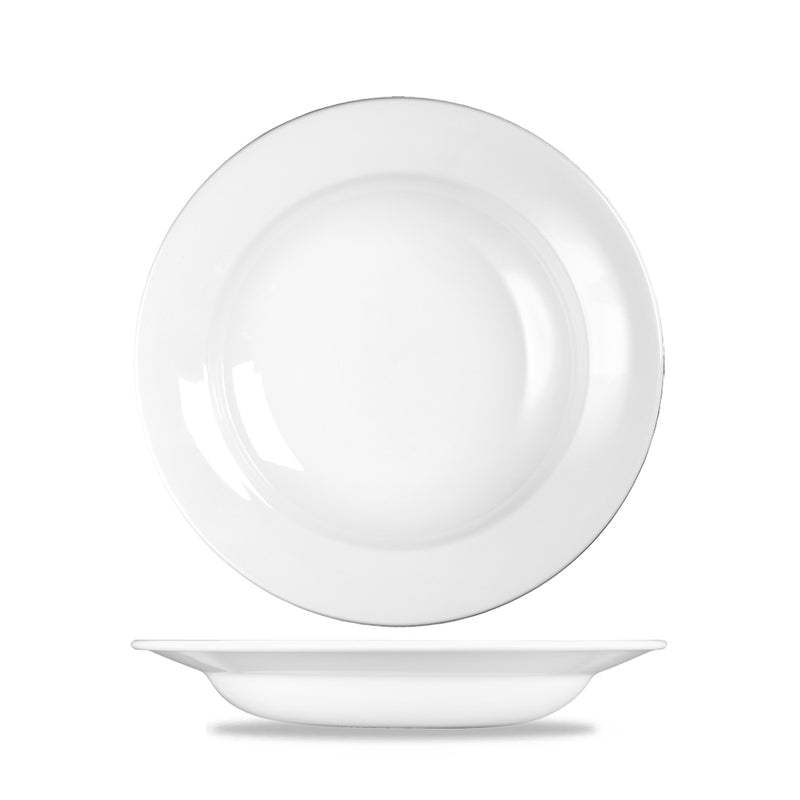 Profile Rimmed bowl 500ml - White