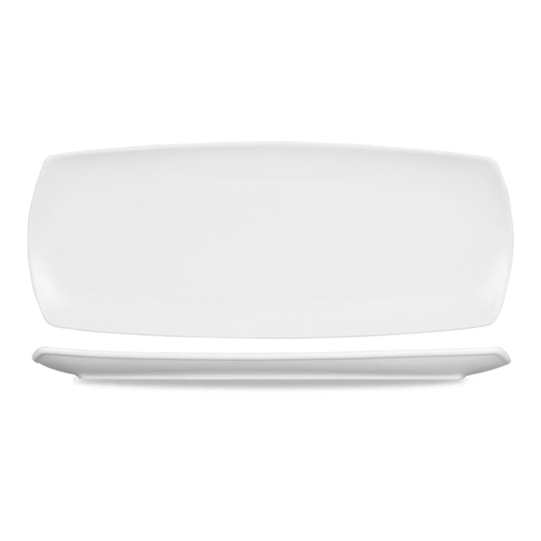 Menu porcelain Platter 35.5x14.2cm - White