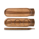 Large Single Handled Wooden Tray - Acacia Wood