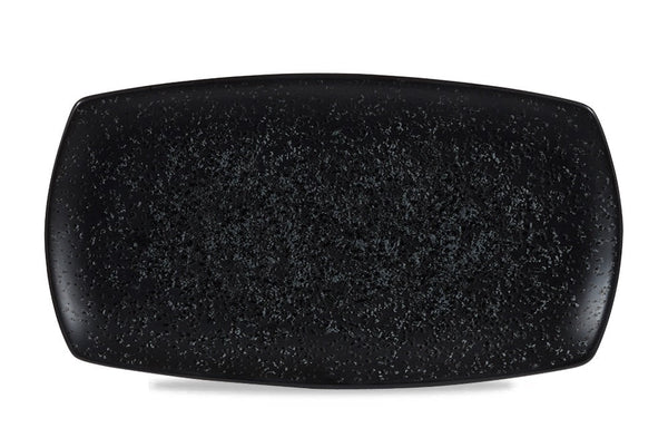 Menu Shades Caldera Ash Black Large Rectangular Plate 35.5 x 19cm